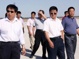 民航西北管理局检查组一行视察金昌机场工地3